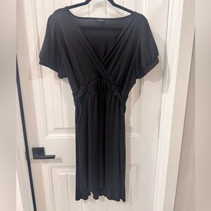 Torrid Black High Low Wrap Dress